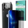 Xihaiying iPhone 13 Pro Privacy Screen Protector + Camera Lens Protector, Anti Spy Case Friendly Tempered Glass 9H Black - Image 1