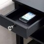 American Heritage 3 Tier Black End Table - Image 4