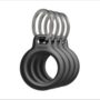 Belkin - Secure holder with Key Ring, Scratch Resistant, Protective AirTag Keychain for Apple AirTag - 4-Pack - Black - Image 1