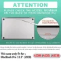 IClover New 2020 MacBook Pro 13.3" Case A2338 M1 A2251 A2289, Slim Hard PC Shell Laptop Cover & Keyboard Skin & Screen Protector Full Protection for Macbook Pro 13 Touch ID Touch Bar, Crystal Clear - Image 2