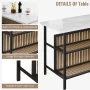 Recaceik Kitchen Island with Seating, Wooden Counter Height Table - Image 6