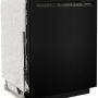 KitchenAid - 24" Front Control Built-In Dishwasher with Stainless Steel Tub, ProWash Cycle, 3rd Rack, 39 dBA - Black - Image 3