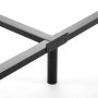 King Size Metal Bed Frame-7 Inch Heavy Duty Bedframe, 9-Leg Support for Box Spring & Mattress Foundation, 3000LBS, Black - Image 6