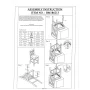 Acme Tartys Counter Height Chair (Set-2) in Cherry Finish - Image 2