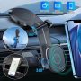 360° Rotation Magnetic Phone Holder Foldable Car Mount Stand Dashboard Universal - Image 3