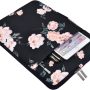 MOSISO Laptop Sleeve Compatible with MacBook Air/Pro, 13-13.3 inch Notebook, Compatible with MacBook Pro 14 inch M3 M2 M1 Chip Pro Max 2023-2021, Polyester Camellia Multifunctional Briefcase Bag - Image 5