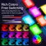 Updated Ulanzi VL49 RGB PRO Video Light 2500K-9000K LED Camera Light 2500mAh Rechargable Battery Honeycomb Diffuser for Vlog - Image 3