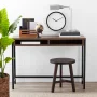 Mainstays Sumpter Park Student Desk, Solid Black - Image 5