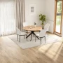Kiayanna 46.4" Round Table Metal Legs Dining Table Set with 4 Dining Chairs - Image 4