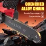 RELOIVE 16" Brushless Cordless Chainsaw, 42V 4000mAh with 3 Chains & Dual Chargers for Heavy-Duty Tree Cutting - Image 4