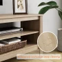 TV Stand for 75 Inch TV Stands, Media Console Entertainment Center Television Table with Open Shelves for Living Room, Oak 70 inch - Image 6