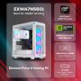 iBUYPOWER - Element Gaming Desktop PC AMD Ryzen 7 8700F 2024 NVIDIA GeForce RTX 5060 8GB 16GB DDR5 1TB NVMe SSD Storage - White - Image 2