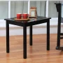 Cambridge Casual Alston Black Wood Outdoor Side Table - Image 1