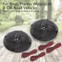 Pyle100W Low-Profile Slim Style Waterproof Weather Resistant Outdoor Audio Stereo Sound System - Image 2