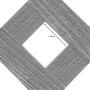 4 ft. x 8 ft. Brazilian Walnut Privacy Diamond Vinyl Lattice Panel - Framed - Image 3