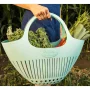 Garden Colander Harvest Basket in Green - Image 6