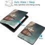 QIYI Cover Fits All-New Kindle Paperwhite Water-Safe Fabric 10th Gen 2018 Leather Cases Kids Accessories Ereader Protective Sleeves Shock Absorption - Spaceship - Image 2