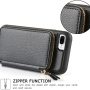 iPhone 8 Plus 7 Plus Wallet case,5.5 inch,ZVE Apple iPhone 7 Plus 8 Plus Case with Credit Card Holder Slot Zipper Wallet Pocket Purse,Protective Case Cover for Apple iPhone 8 Plus/7 Plus - Black - Image 6