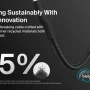 Belkin - BOOST↑CHARGE Braided PCR USB-A to USB-C Cable 2M 2-Pack - Black - Image 3