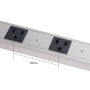8-Outlet Aluminum Power Strip with 3 ft. Power Cord - Image 6