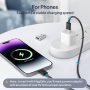 Basesailor for iPhone 17 16 Car Charger Adapter 3Pack,USB Male to USB C Female Adapter,Type C Cable Converter for Apple Air 17e 16e 15 Pro Max Plus,iWatch 11,Airpods Pro 3,iPad Mini,Samsung Galaxy S26 - Image 2