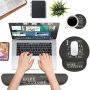 Keyboard Wrist Rest and Mouse Pad Wrist Support Set with Coasters, Non-Slip PU Base, Easy Typing and Relieve Wrist Pain, Perfect for Home Office Working Studying, Quotes Bible Verse Jeremiah 29:11 - Image 4