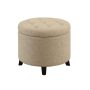 Convenience Concepts Designs4Comfort Round Ottoman - Image 4