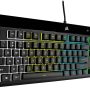 CORSAIR K55 RGB PRO-Dynamic RGB Backlighting - Six Macro Keys with Elgato Stream Deck Software Integration-IP42 Dust and Spill Resistant-Detachable Palm Rest-Dedicated Media and Volume Keys, Black - Image 4
