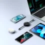 Baseus - Free2PullRetractable Charging Cable USB-C to USB-C 3 feet 100W - Black - Image 3
