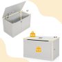 Safety Hinge Wooden Chest Organizer Toy Storage Box - Image 4