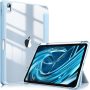 Fintie Hybrid Slim Case for iPad Air 4th Generation 2020 - [Built-in Pencil Holder] Shockproof Cover with Clear Transparent Back Shell, Auto Wake/Sleep for iPad Air 4 10.9 Inch, Sky Blue - Image 1