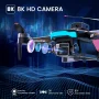 D99 GPS Drone with 8K UHD Camera, Foldable Quadcopter for Adults Beginners, Brushless Motor, VR Mode, 2 Batteries, Orange - Image 6