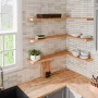 Solid Wood Butcher Block Shelf 24 in. W X 12 in. D X 1.5 in. H in Unfinished Birch - Image 6