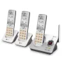 AT&T EL52319 Expandable Cordless Phone with Unsurpassed Range, Answering System and Caller ID, 3 Handsets, White/Silver - Image 5