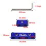 LEDAUT 12pc Blue Spark Plug Wire Separator Divider 8mm 9mm 10mm For Racing Car - Image 5