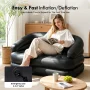 Honeydrill 78" x 54" x 24" Inflatable Sofa, 5-in-1 Air Couch, Black - Image 6