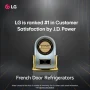 LG - 36-in Wide Standard-Depth MAX 30.7 Cu. Ft. French Door Smart Refrigerator with Dual Ice Maker - Stainless Steel - Image 3