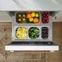 Drawer Pan Kit for Zephyr Refrigerator Drawers - Stainless Steel - Image 3