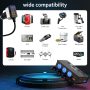 BESTEK 180W Cigarette Lighter Splitter, 3-Socket Cigarette Lighter Adapter with PD36W/65W and QC3.0 18W*4 Charging Ports, LED Voltage Display Super Fast Charger Adapter for 12V/24V Vehicles - Image 6