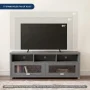 Techni Mobili 58" W Durbin TV Stand for TVs Up to 65", Grey - Image 5