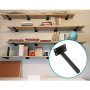 4 Pcs 16"Floating Shelf Bracket Stainless Steel Heavy Duty Black Brackets Blind - Image 5