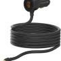 TECSTR - Starlink Mini Car Charger 16.5 ft - Black - Image 1