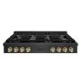 ZLINE - 48 in. Wide 8 Burner Autograph Paramount Gas Rangetop in Black Satin Stainless Steel with Gold Accents (SRTBSZ-48-G) - Black Satin Stainless Steel - Image 1