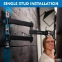 Mount-It! Full Motion TV Wall Mount with Swivel Arm for 28" 32" 40" 43" 48" 50" 55" Inch Flat Screen TVs - Image 4