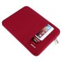 MOSISO Laptop Sleeve Bag 13-13.3 Inch for MacBook Pro, MacBook Air Water Repellent Polyester Notebook Protective Case Cover with Pocket,Red - Image 6