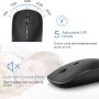 JOYACCESS Wireless Keyboard and Mouse,2.4G Ergonomic and Slim Wireless Computer Keyboard Mouse Designed for Windows, PC, Laptop,Tablet - Black Grey - Image 4