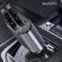 4 in 1 Retractable Car Charger, 100W Fast Car Phone Charger with iPhone and Type C Cable and 2 Charging Ports Car Charger Adapter - Image 1