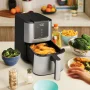 bella PRO - 4-qt. Touchscreen Slim Air Fryer - Stainless Steel - Image 2