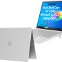 mCover Case Compatible ONLY for 2020-2024 12.4" Microsoft Surface Laptop Go 3/2 / 1 with Touch Screen (NOT Compatible with Any Other Surface Models) - Clear - Image 1