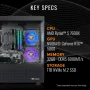 Thermaltake - LCGS View 7660-170 Gaming Desktop AMD Ryzen 5 7600X 2022 32GB Memory NVIDIA GeForce RTX 5060 1TB SSD NVMe M.2 - Black - Image 2